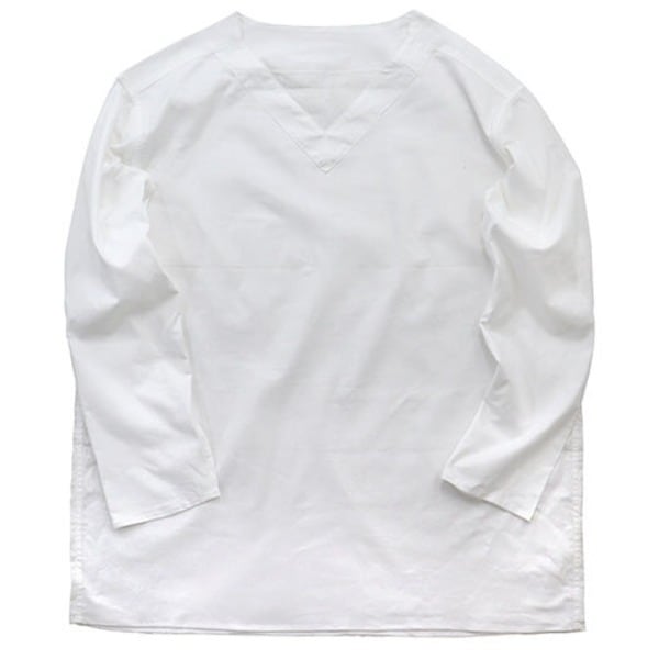 ロシア軍 放出 スリーピングシャツ 50 ホワイト 未使用 デットストック 綿 プルオーバーシャツ 肌触り ミリタリーウェア 軍モノ