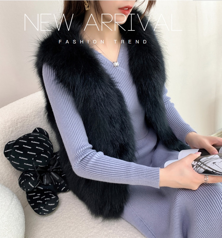【大人気】ファーベスト ベストジャケット レディース 毛皮ベスト ゴージャスファーベスト ロッグベスト アウター フェイクファー a4230