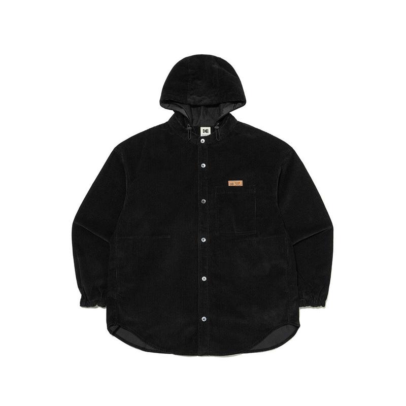 [公式] ブラウニー コーデュロイ ウィンド シャツ BLACK