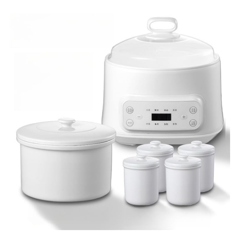 【TVT】電気煮込み鍋 電気鍋電気シチ防水シチューマシン 簡単調理 保温モード 調理鍋用電気シチューポットコンパクト なべ 料理 マルチ調理人暮らし 蒸し 料理 マルチ調理 一人暮らし (組み合わせB