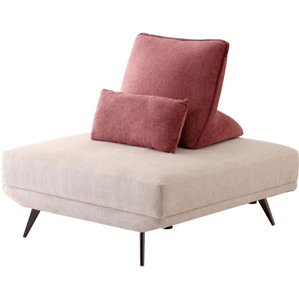 アイランドソファー 1人掛け かわいい 白 北欧モダン おしゃれ オットマン ロー パーソナルチェア ワイド 一人掛け