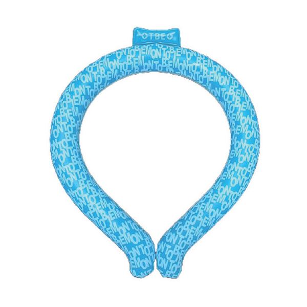 [20個セット] 飛衛門 TOBIEMON アイスリング Mサイズ フォントグラフィック ブルー T-IR-FBMX20