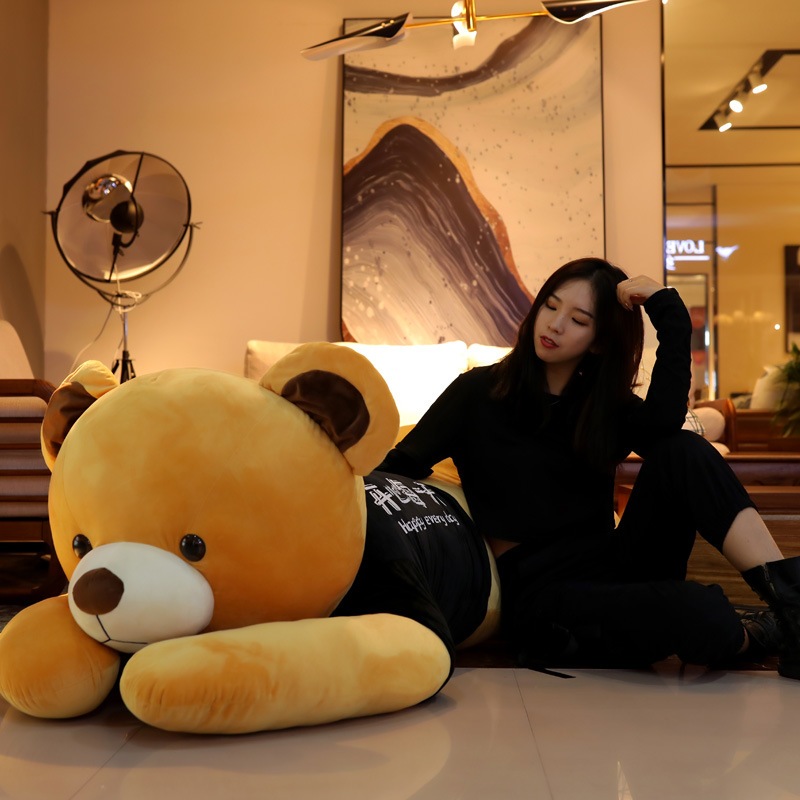 ガールフレンドのための大きなクマのぬいぐるみ人形バレンタインデー暖かいハグベア人形クリスマスギフト