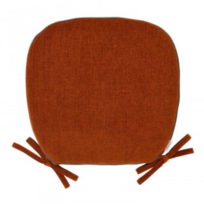 川島織物セルコン filo decor ジャイアント ダイニングシートクッション 45×43Vcm LN1311 O オレンジ