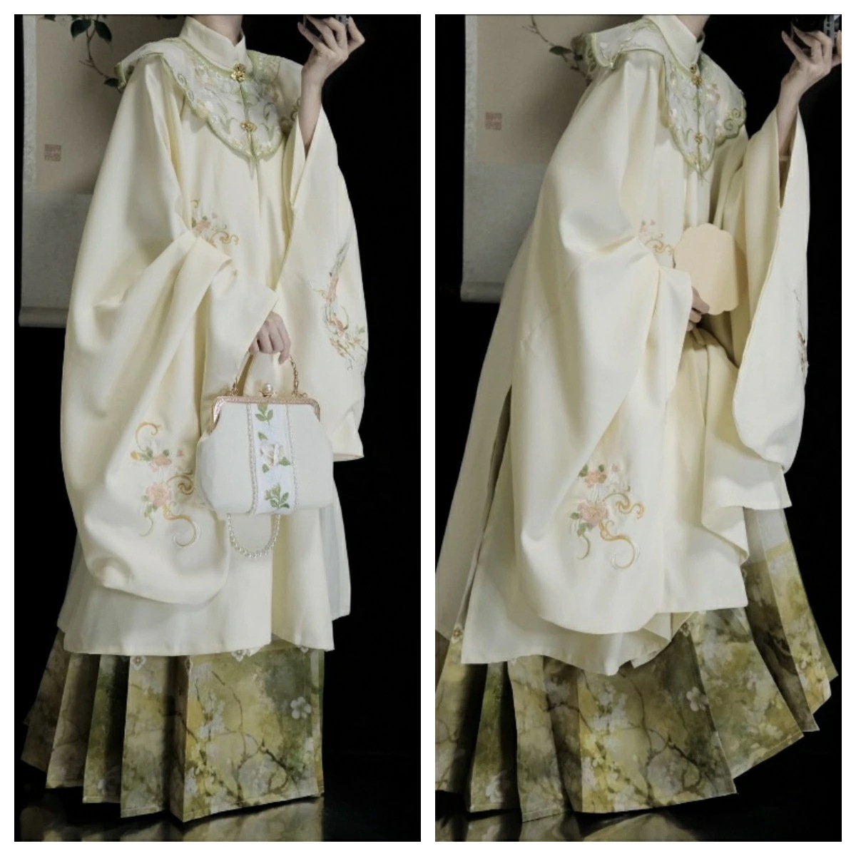 華流衣装 中華古代服 漢服 中華服 夏着 チャイナ服 中華風 チャイナ風 刺繍柄 唐装 古典美人服 舞台衣装 ステージ衣装 グラデーション チャイナドレス イベント 仮装 コスチューム 写真撮影 華