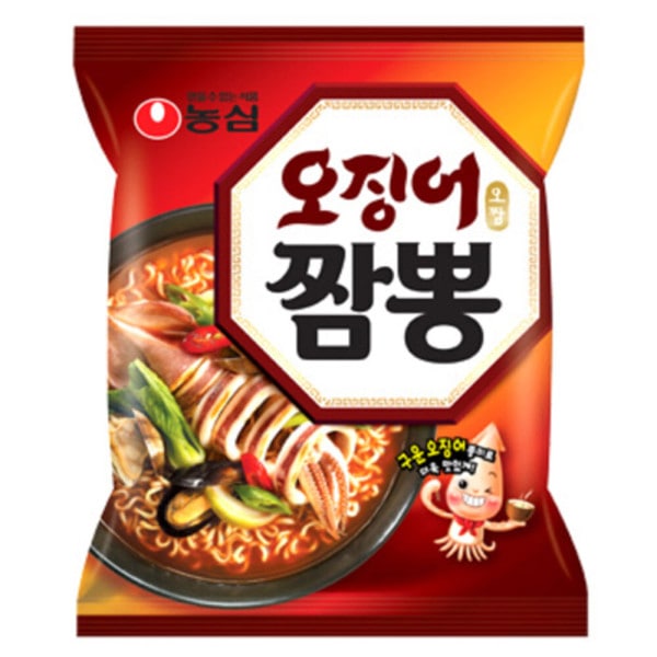 NONGSIM/イカ/辛い海鮮麺/124gx40