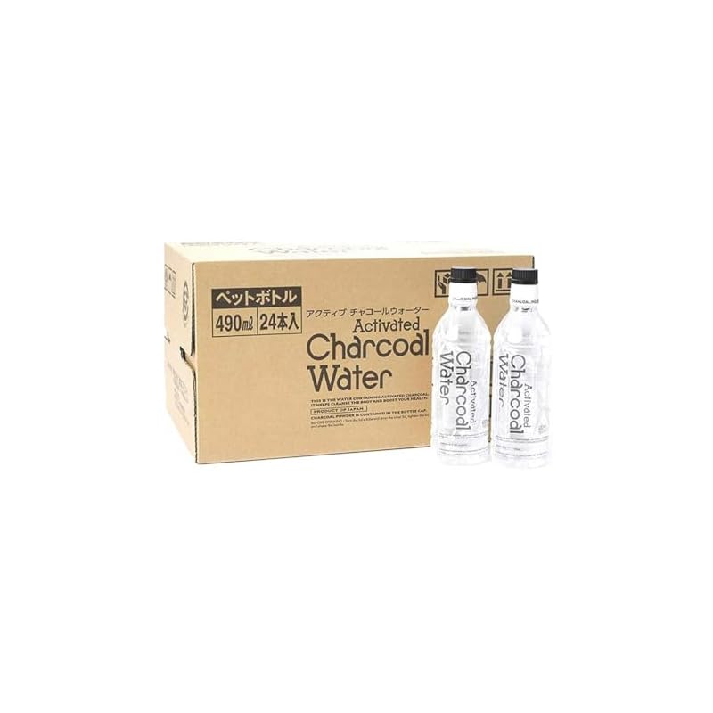 即納：アクティブ・チャコールウォーター490ml 1ケース（24本）