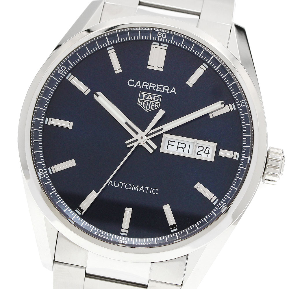 タグホイヤー TAG HEUER WBN2012.BA0640 カレラ キャリバー5 デイデイト 自動巻き メンズ _956693【中古】
