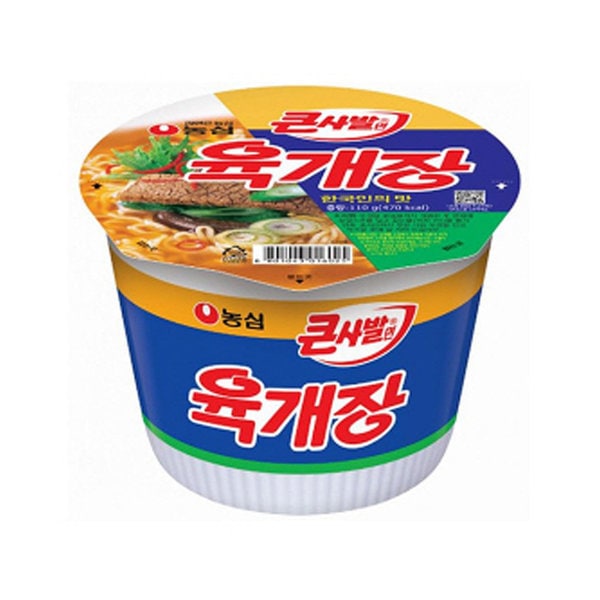 【ラッピング不可】 農心ユッケジャン 大鉢 110gx16個 韓国麺類