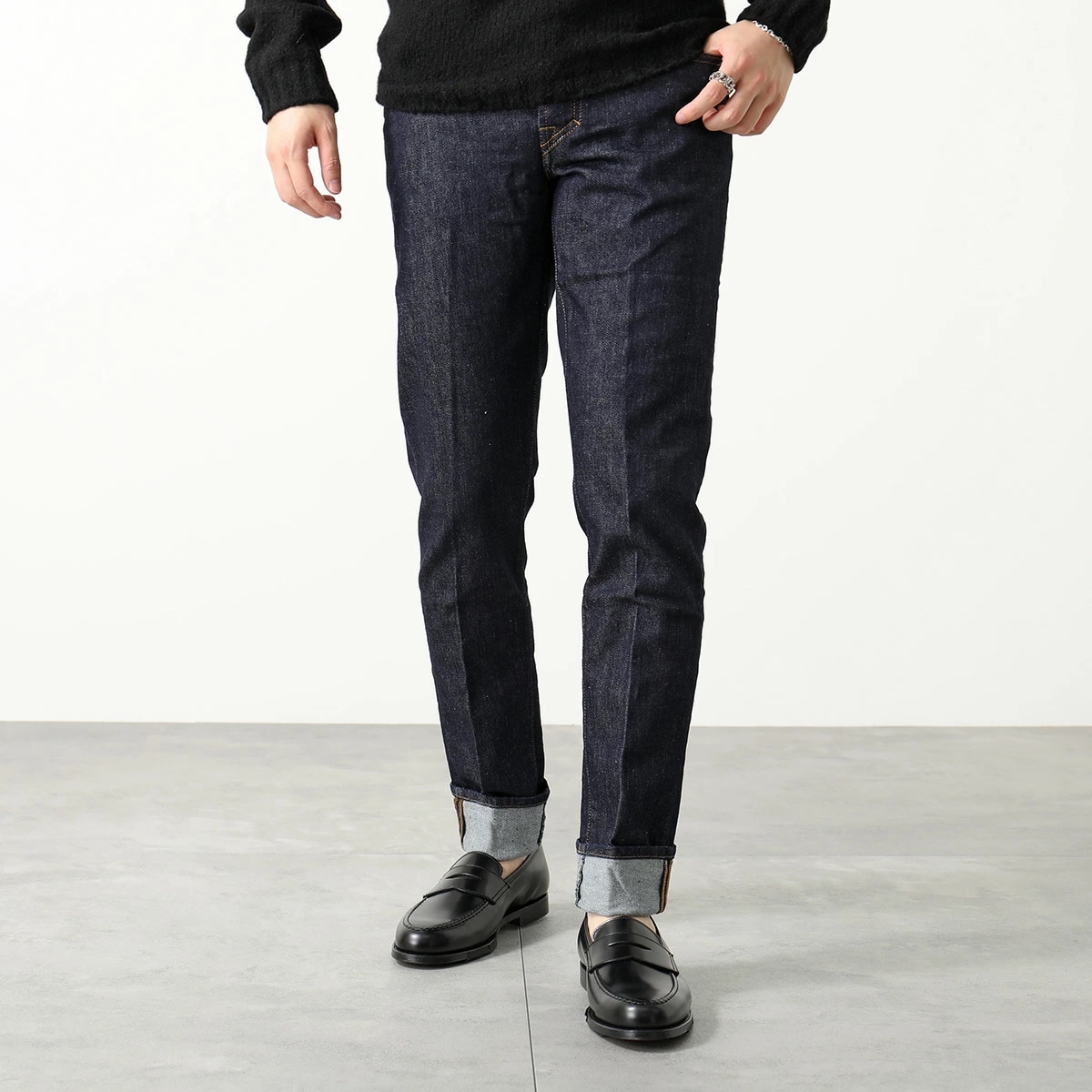 YCHAI イカイ デニム パンツ PANATELA パナテラ YPU001 2DS0001 AJ メンズ ジーンズ スキニー テーパード ストレッチ ウォッシュ 812/BLU