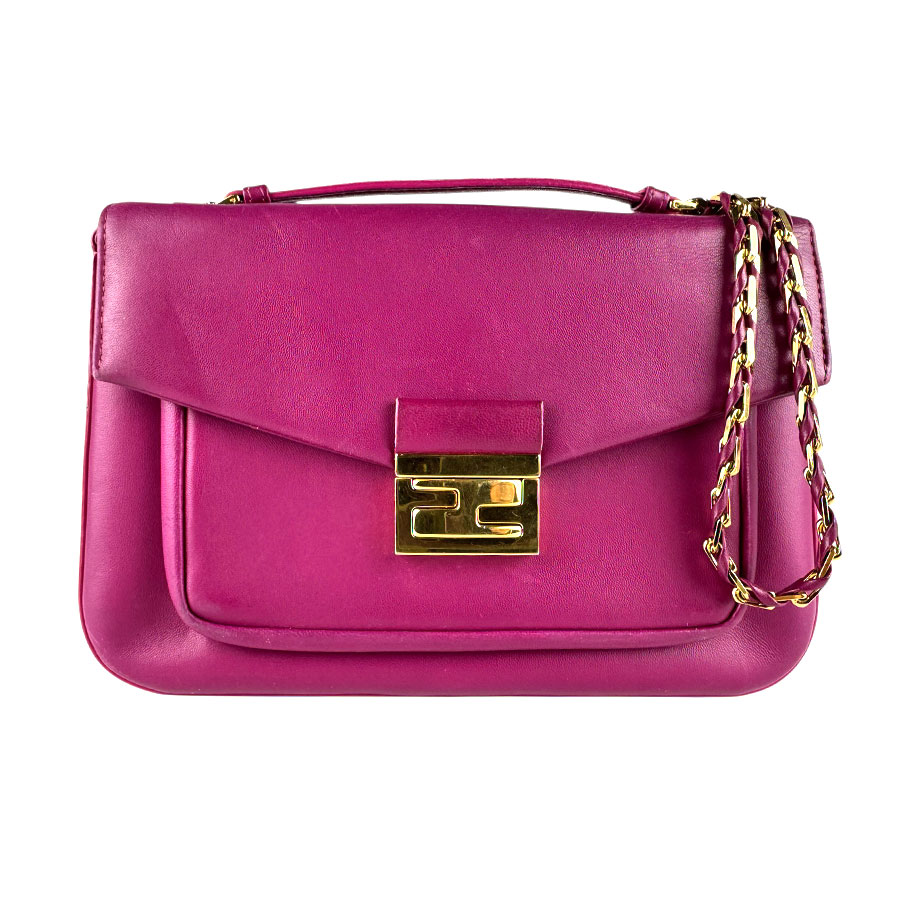 フェンディ FENDI ショルダーバッグ レザー マゼンタ レディース 8BR677-P05 z8360