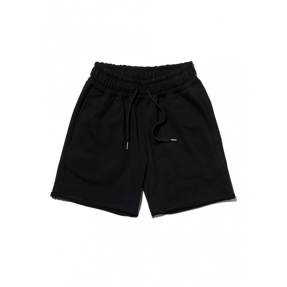 PAPERBOYカットオフヘビーハーフパンツブラック