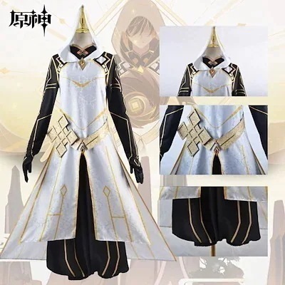 仮装 変装 ハロウィン コスチューム モラックス コスプレ衣装 ショウリ 鍾離 げんしん Genshin 原神 スーツ ハロウィン 2023年新作入荷コスプレ