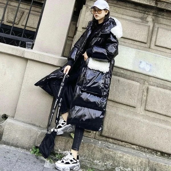 ジャケットコート レディース ダウンコートトップス カジュアル フード付き ロング丈 無地 7,954円