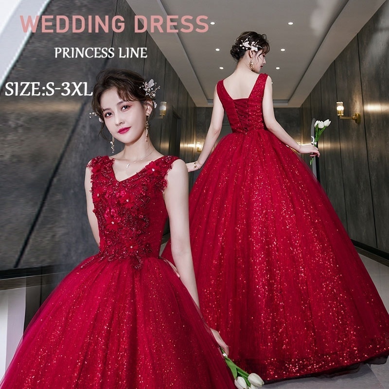 カラードレス パーティードレス レディース ワンピース 結婚式 花嫁 二次会 レース ドレス 少女