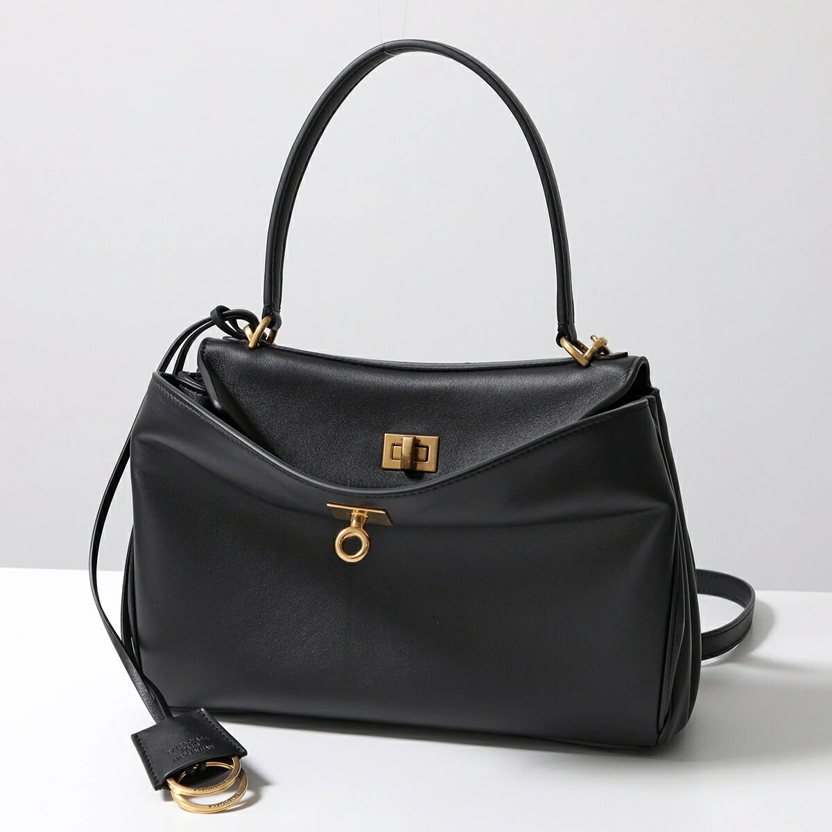 BALENCIAGA バレンシアガ ハンドバッグ RODEO SMALL ロデオ スモール 789779 2AA4V レディース レザー ショルダーバッグ 鞄 1000/BLACK 7897792AA