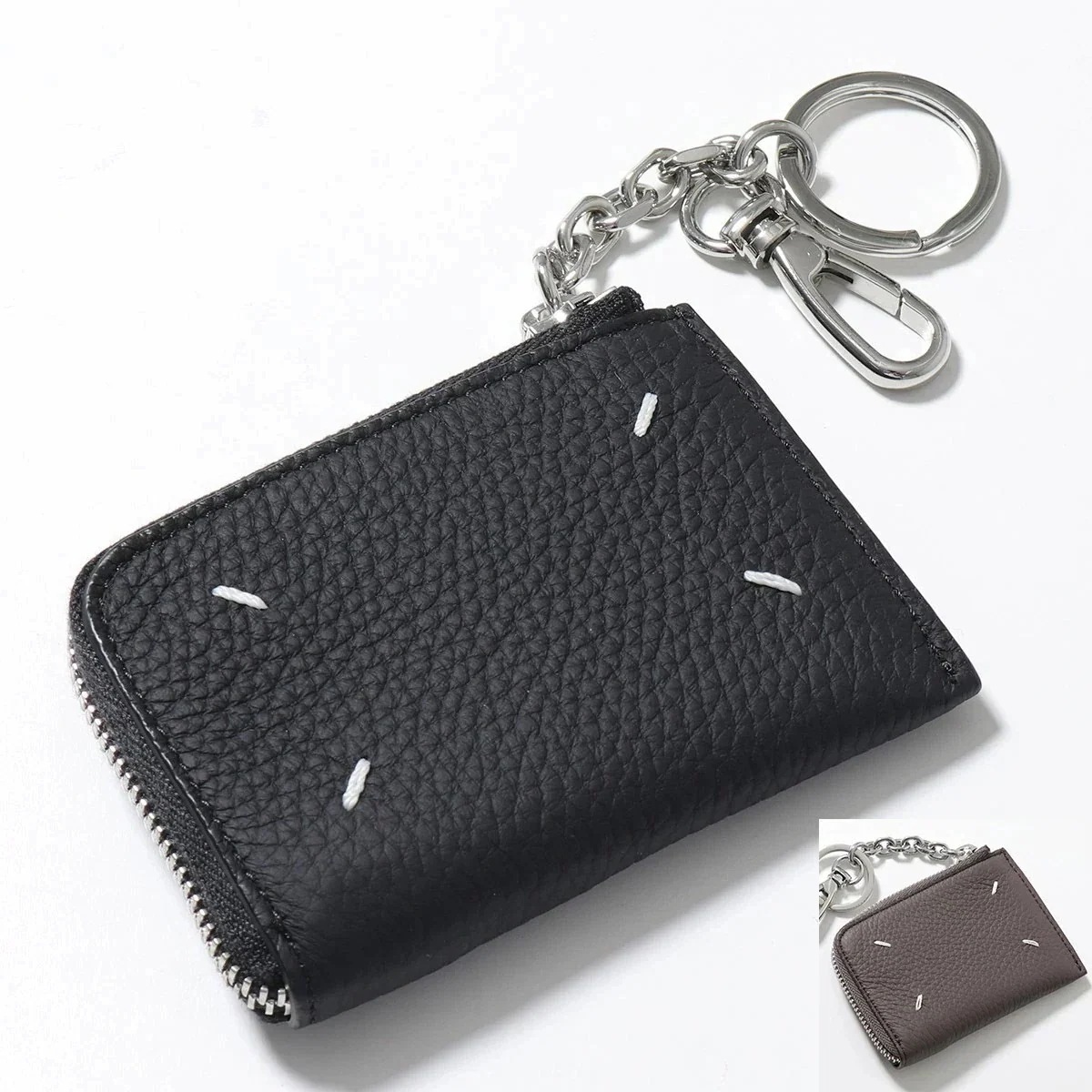 MAISON MARGIELA メゾンマルジェラ コインケース SA1UI0012 P4746 メンズ レザー L字ファスナー ミニ財布 豆財布 カラー2色 S