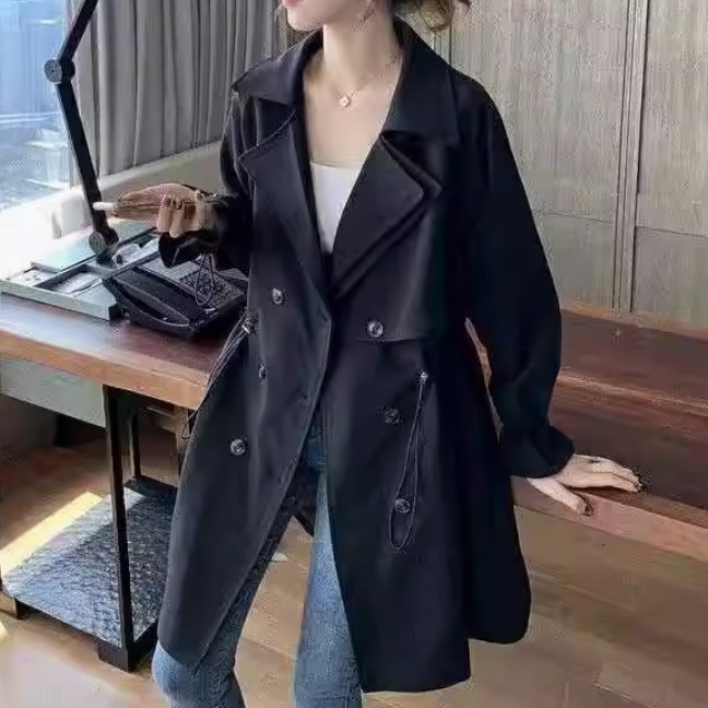 レディース ジャケット コート アウター 上着 羽織 前開き ロング 長袖 Vネック 襟付き ポケット ボタン 配色 かわいい 大人可愛い きれいめ シンプル カジュアル 上品 おしゃれ かっこいい 5,442円