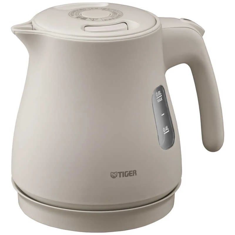 タイガー TIGER 蒸気レス電気ケトル 0.8L アーバンベージュ PCV-A080CUPCVA080CU