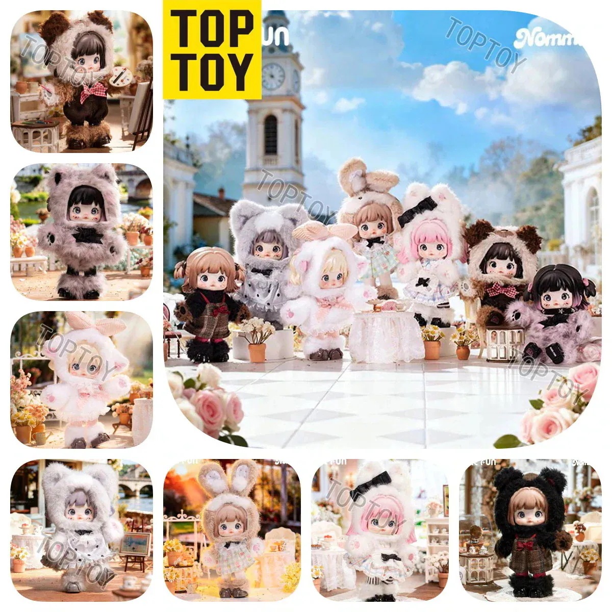 正規品 Nommi もっちり 森の国シリーズ ブラインドボックス 全関節可動 BJD ドール フィギュア ぬいぐるみ オブジェ 置物 可愛い ギフト プレゼント 限定 人気キャラクター