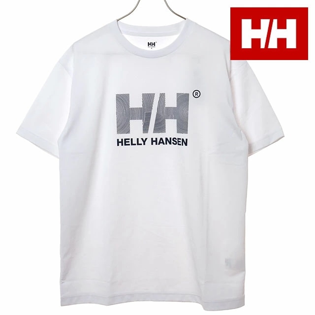 メール便 ショートスリーブ HHウェーブロゴ Tシャツ [HH62505-CW] S/S HH Wave Logo Tee メンズ トップス 半袖 速乾 クリアホワイト 正規取扱店