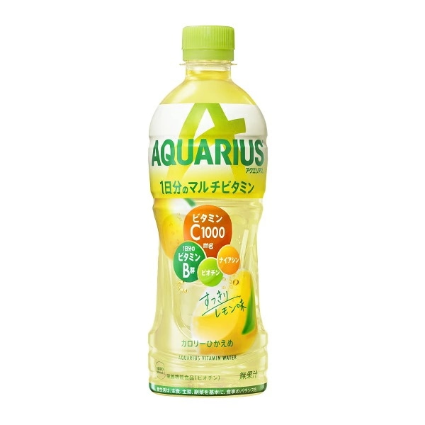 アクエリアス 1日分のマルチビタミン 500ml PET ペットボトル 5ケース 24本 合計120