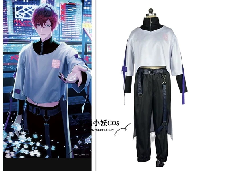 パーティーイベント用品コスチューム一式仮装 変装 ハロウィン コスチューム コスプレ衣装 浮奇ヴィオレタ Violea Uki Bloom Sakua バーチャルライバー にじさんじ VTuber