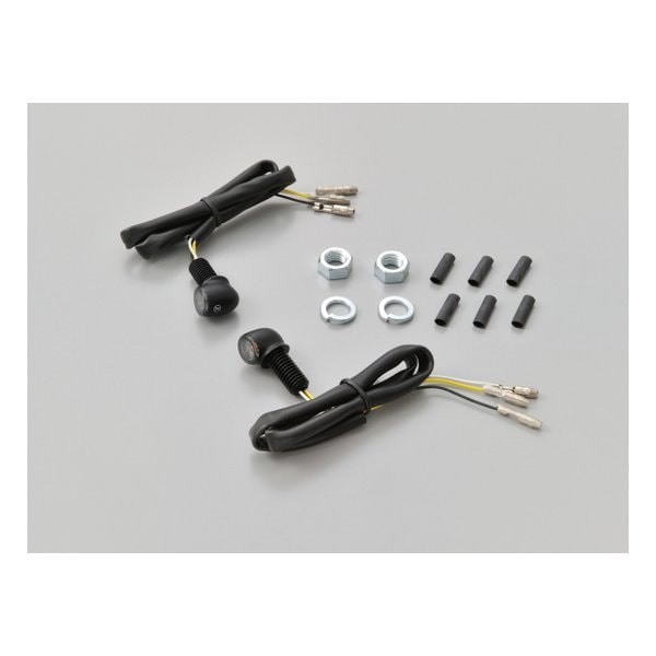 LED ウインカー マットブラック ホワイトポジション付き フロント用 プロトンTWO D17309