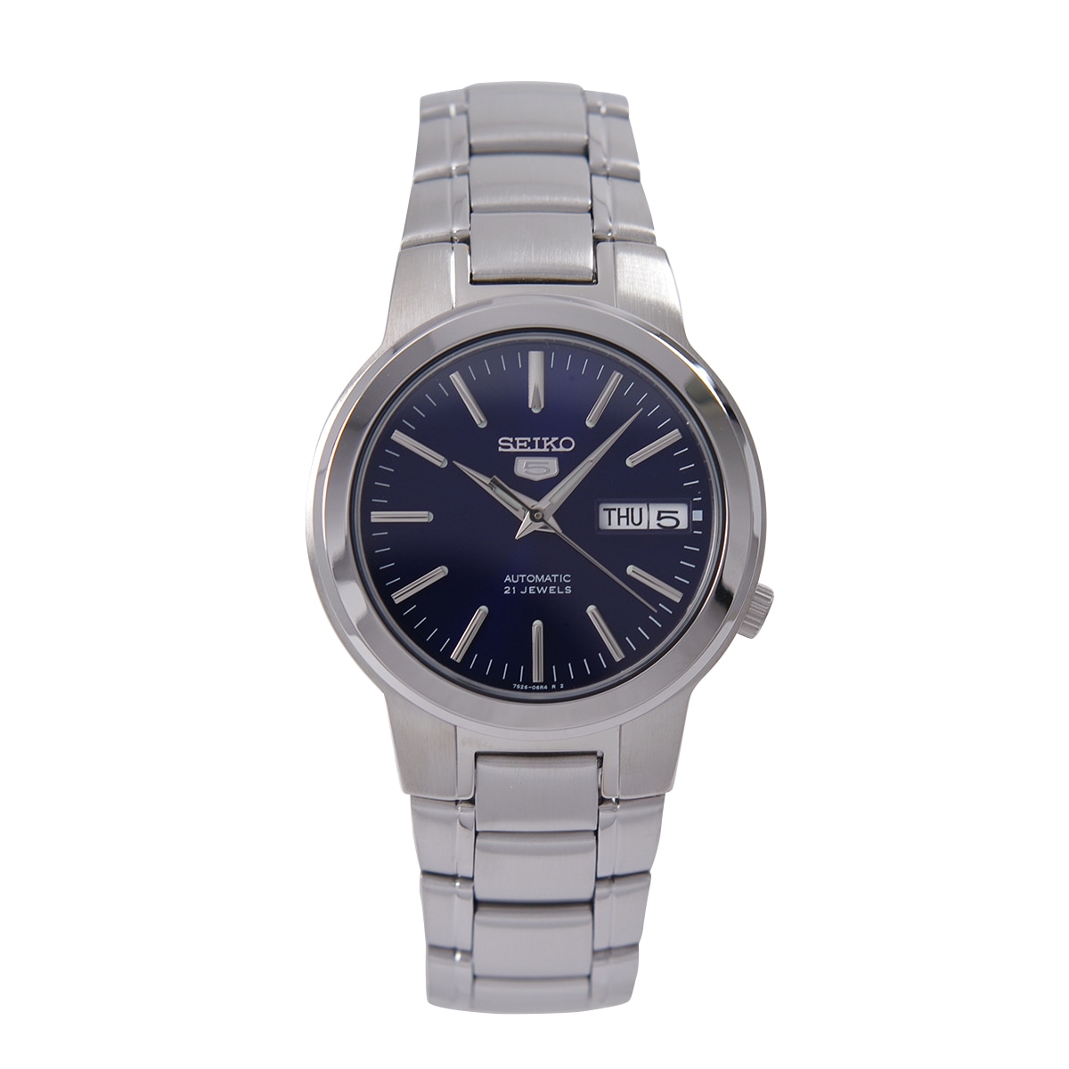SEIKO5 機械式 自動巻き ブルー 海外モデル メンズ SNKA05K1 腕時計