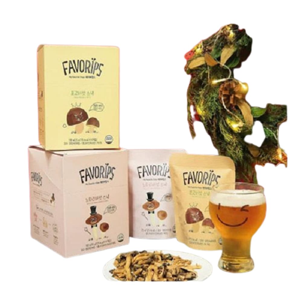 Korea-K MEEAL-Shiitake Mushroom Payver Lips Snack Healthy Snack Alcohol Snack Whole Family Snack Cam