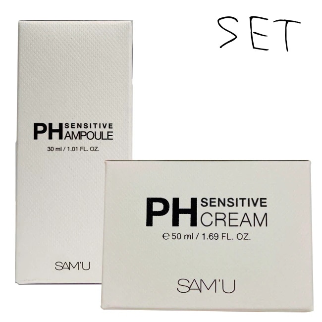 【正規品】 phクリーム PHセンシティブクリーム 50mL + PH センシティブアンプル 30mL セット スキンケア 弱酸性クリーム 保湿 水分 敏感 化粧品 紫外線 韓