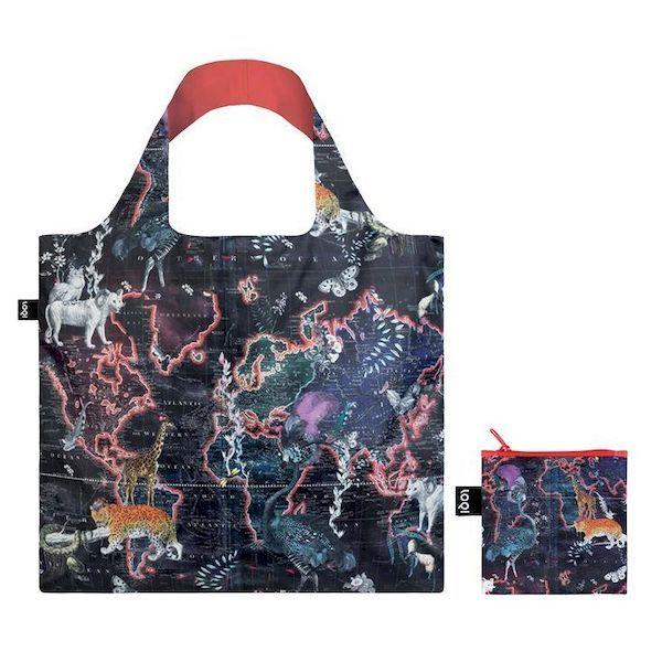 4260317660175 【10個入】 エコバッグ World Map KW．WM 89877