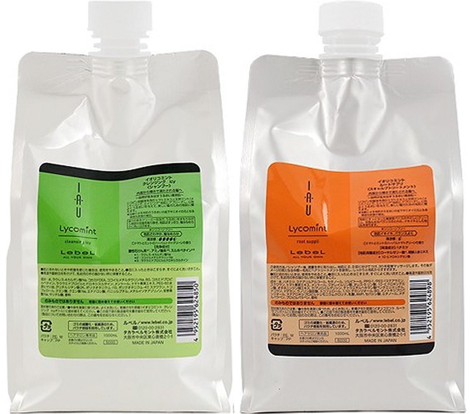 全国送料無料 ルベル イオ リコミント クレンジング アイシー ＆リコミント ルートサプリ 1000ml　セット【詰替え】