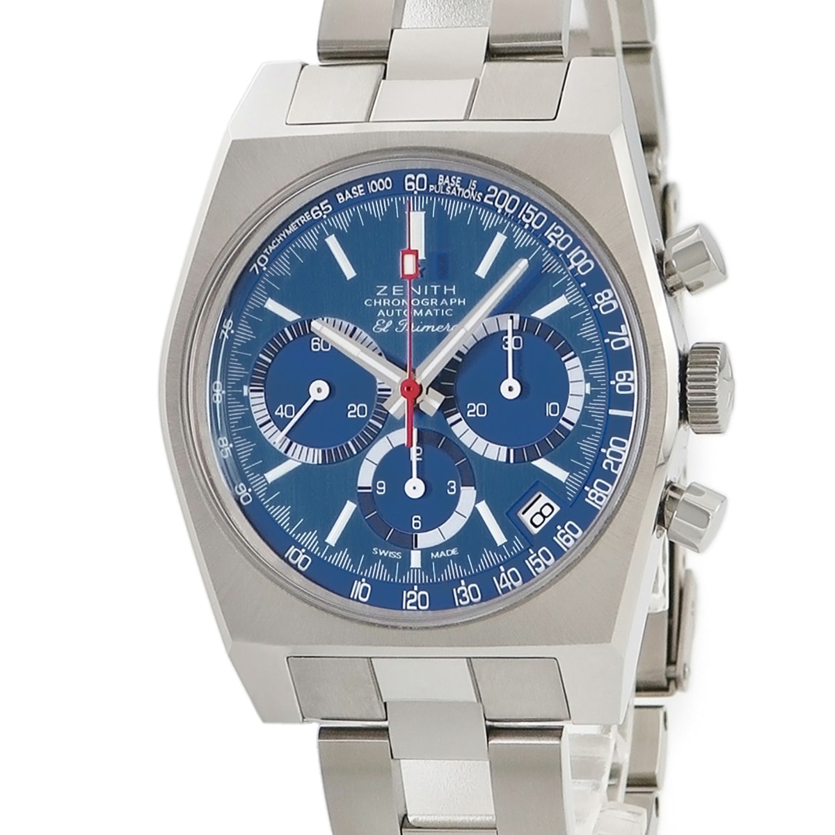 クロノマスター リバイバル エアウェイト カバーガール 95.A3818.400/51.M3818 自動巻き メンズ ブルー 限定 3年保証