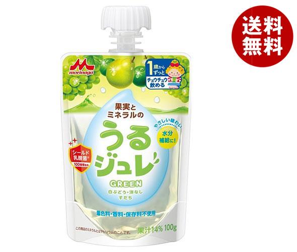 森永乳業 うるジュレ GREEN 100gパウチ＊36本入＊(2ケース)
