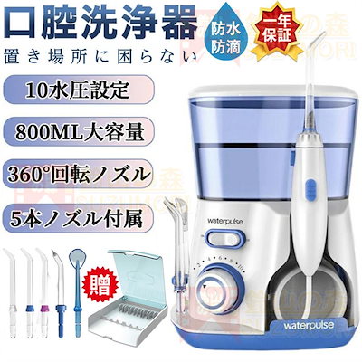 口腔洗浄器 歯垢除去 オーラルケア 口内洗浄機 800ml大容量 10段階水圧調節可能 家庭用 ウォーターピック 歯周ポケット 歯間 取り付け動画 防水 口腔洗浄器 歯垢除去 オーラルケア 口内洗浄機 800ml大容量 10段階