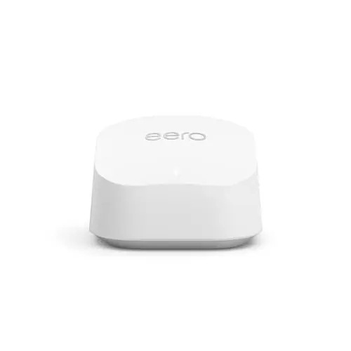 アマゾン B0BP73KBC2 eero 6+ - メッシュWi-Fiルーター AX3000 1.0Gbpsイーサネット 最大wifi範囲140m2 1ユニット IPv6対応