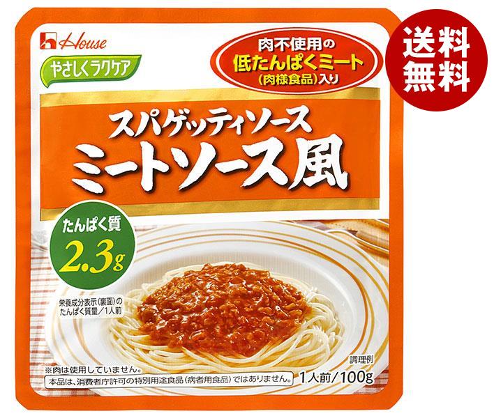 ハウス食品 やさしくラクケア スパゲッティミートソース風(低たんぱくミート入り) 100g＊40個入＊(2ケース)