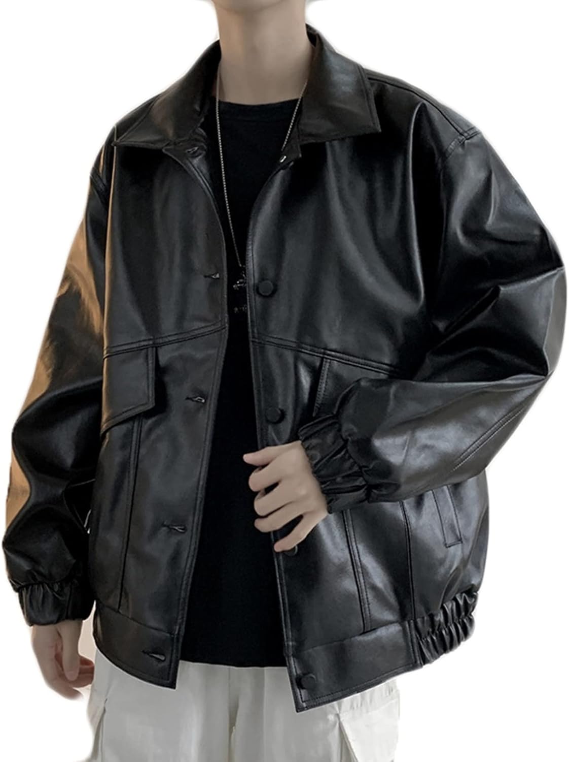 革ジャン レザージャケット メンズ フェイクレザー ライダースジャケット カジュアル ジャンパー ブルゾンアウター 保温性 防風 スタジャン お洒落 大きいサイズ 上着 デイリー キャンプ