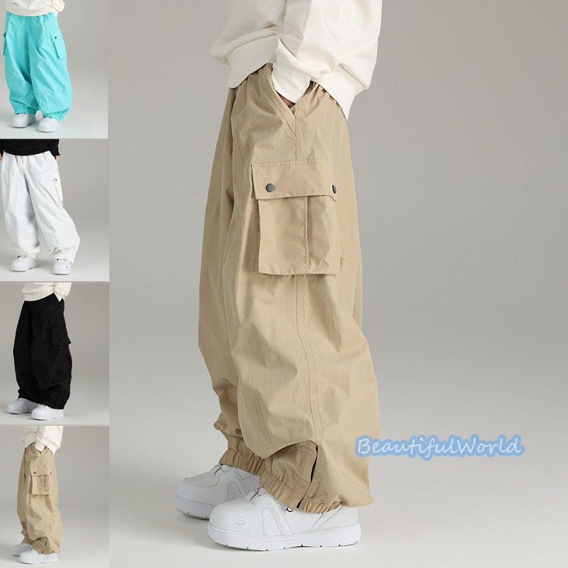 スノーボードウェア スキーパンツ スノーパンツ メンズ レディース 男女兼用 スキーウェア スノボウェア 撥水 防風防寒 保温 雪遊びH52