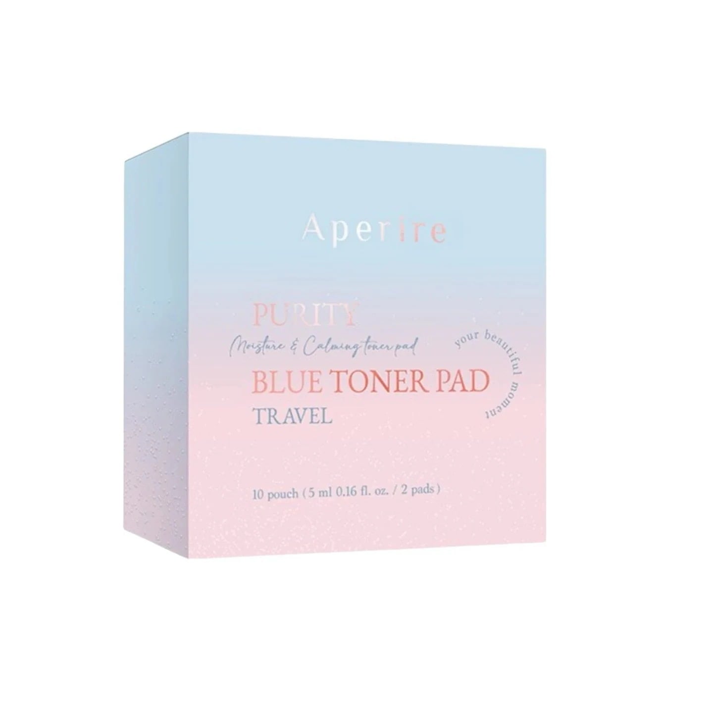 純粋 ブルー トナーパッド トラベル 20枚