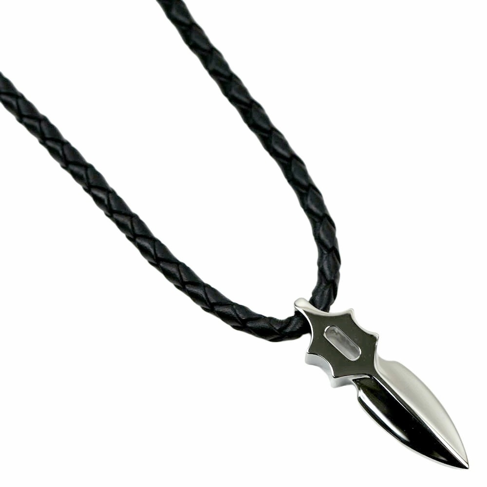 [訳ありアウトレット(箱に難あり)] ポリス ネックレス ペンダント メンズ レザー ステンレス アクセサリー POLICE PJ.20575PLB/01-A PJ-20575PLB-01-A