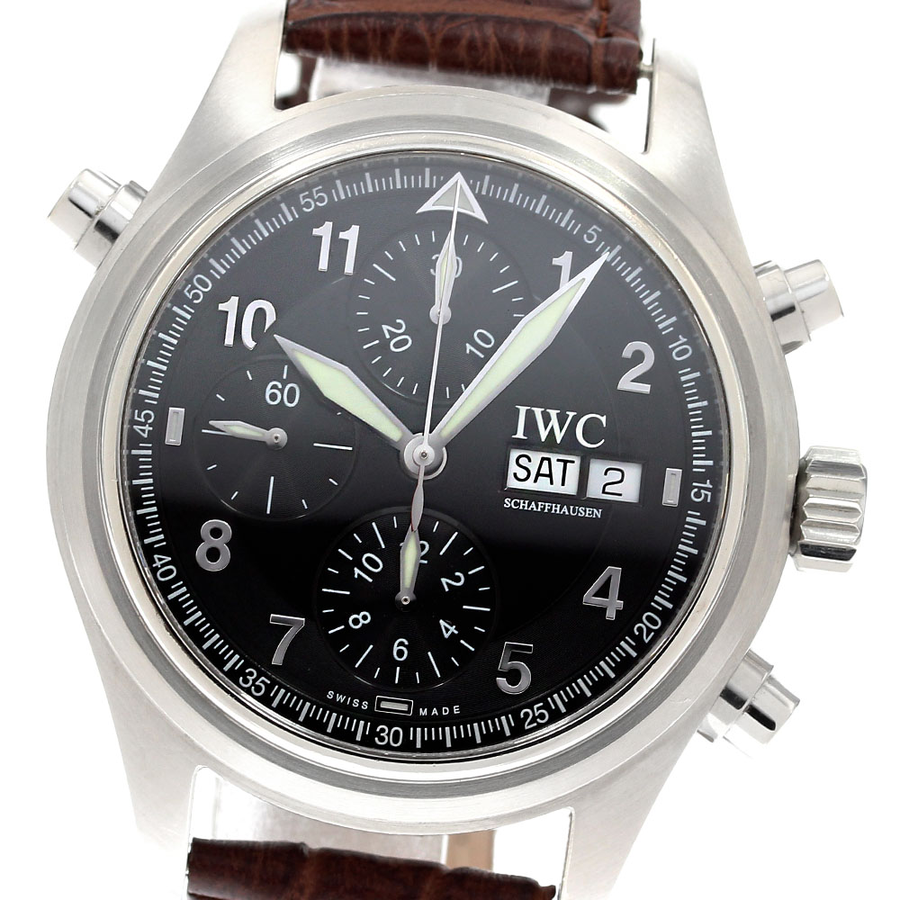 IWC IWC SCHAFFHAUSEN IW371333 スピットファイア ドッペル クロノグラフ 自動巻き メンズ _841768【中古】