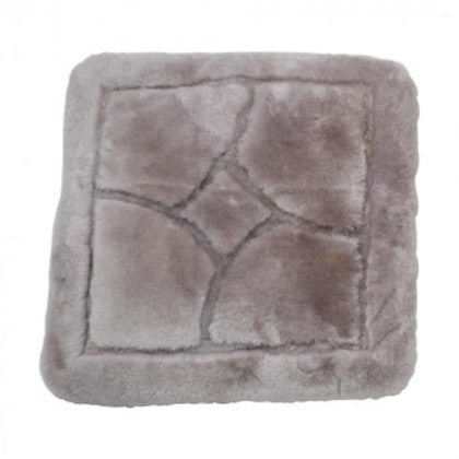 ムートン クッション 45x45cm 2枚組 グレー KC145GY2P