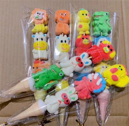 漫画マシュマロ漫画砂糖漬けの鷹ソフトキャンディ串売れ筋