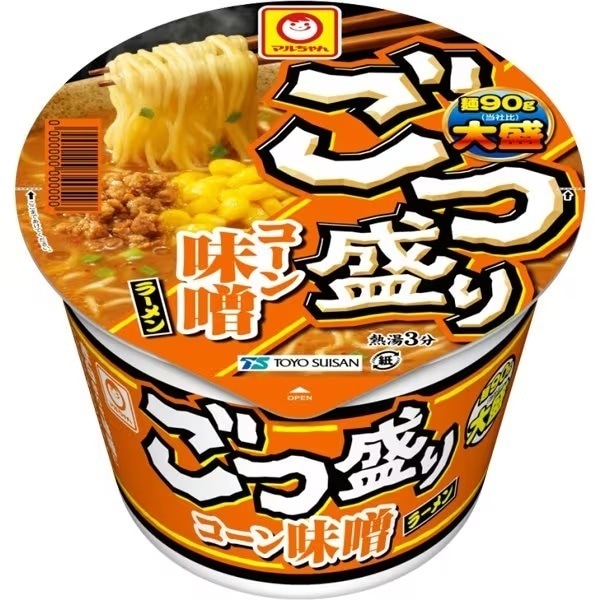 【送料無料】東洋水産 マルちゃん ごつ盛り コーン味噌ラーメン 138g3ケース/36個