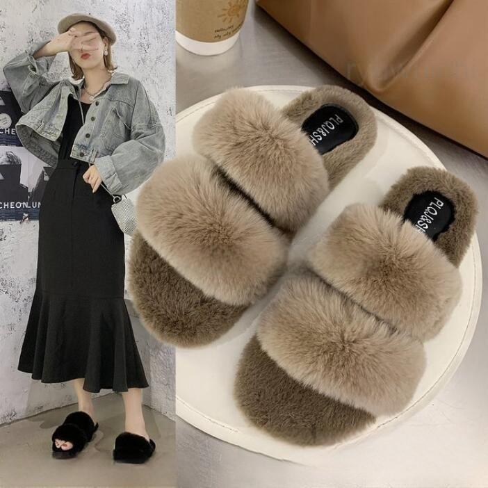 シューズ レディース スリッパ おしゃれ 暖かい 防寒 もこもこ ふわふわ かわいい オフィス かかと無し