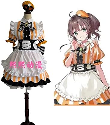 バーチャルyoutuber vtuber 夏色まつり メイド服 コスプレ衣装