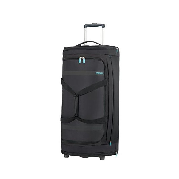 American Tourister Travel Duffle， Volcanic Black， L (79cm-84L) 並行輸入品