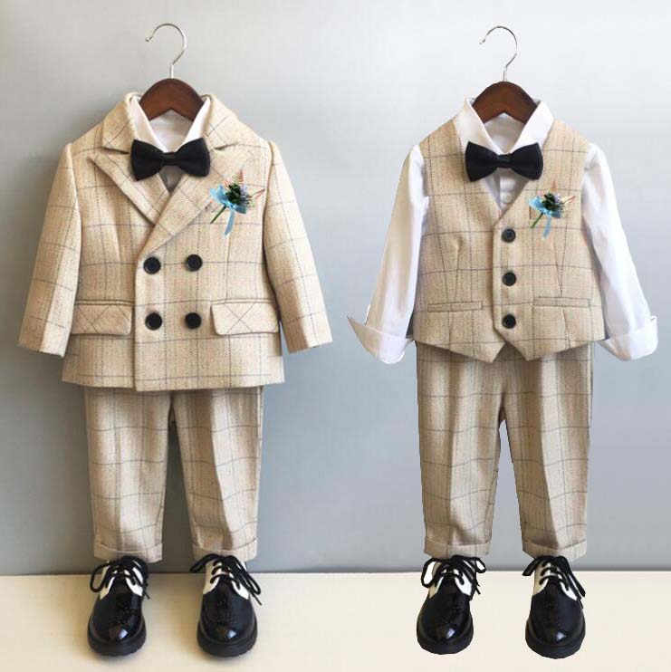 【激安販売】大好評 高品質新入庫誕生日スーツ 子供スーツ フォーマル 入園スーツ 入学式 卒業式 発表会 タキシード ベビー服 男の子用スーツ キッズ スーツ 結婚式 七五三 上下セット 男の子スーツ